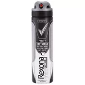 Rexona Men Invisible Black + White antiperspirant u spreju 150 ml za muškarce