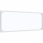 Kuhinjska zaštita od prskanja prozirna 100x40 cm kaljeno staklo