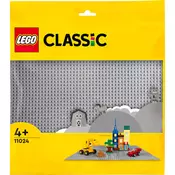 LEGO Classic Siva podloga za gradnju 11024