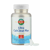 KAL prehransko dopolnilo Ultra Cal-Citrate+, 120 tablet