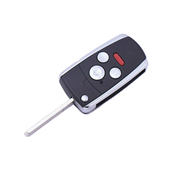 CAR ACESSORIES 888 Kucište auto kljuca sa 3+1 tastera za Hondu ACWKS072 hrom