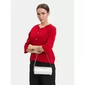 Ročna torba MICHAEL Michael Kors 32S6SZYC1M Srebrna