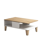 Wallity Klub sto Sumer O2040 90x35,6x54cm Hrast-Beli