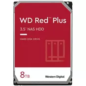 HDD NAS WD Red Plus (3.5, 8TB, 128MB, 5640 RPM, SATA 6 Gbs) ( WD80EFZZ )