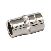 Silverline Ključ vtičnice 14 mm 1/2 HEX kratka srebrna črta