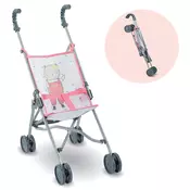 Sklopiva kolica Umbrella Stroller Mon Grand Poupon Corolle Canne Pink za lutku od 36 do 42 cm od 24 mjeseca