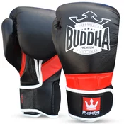 Usnjene boksarske rokavice Legend za Kick Boks Muay Thai Črno-Rdeče