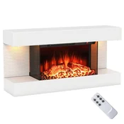 Northix Električni stenski kamin z grelcem in LED lučmi