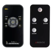 General AREBOS AR-HE-HS3000RS, Patio heat radiator 3000W - daljinski upravljalnik podvojen