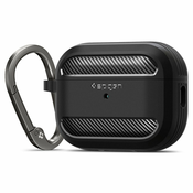 OVITEK SPIGEN RUGGED ARMOR APPLE AIRPODS PRO 1/2 MATTE BLACK