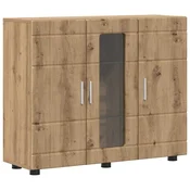 Vidaxl Strani šal artisan hrast 55.5 x 29 x 100 cm Konstruiran les
