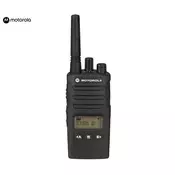 MOTOROLA XT460 walkie talkie komplet, 2-KIT, PMR446, do 9km, IP55, črn + dodatki