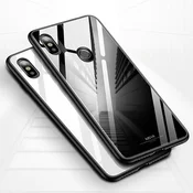 MSVII Ovitek s tankim steklom za Xiaomi Mi A2, črne barve