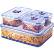Posoda za hrano LOCK, komplet 4 kosov, 3,9l/ 1l/ 470ml