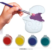 Guirca Keramična mačka za barvanje z barvami DIY