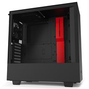 NZXT NZXT H510i midiATX okno USB-C črno/rdeče ohišje, (698000)