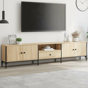 TV ormaric s ladicom boja hrasta 200x25x44 cm konstruirano drvo