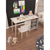 HANAH HOME Radni sto Soho White Grey