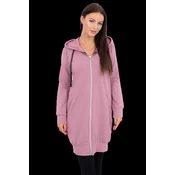 Womens long hoodie Kesi - pink