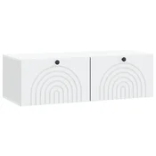 TV ormar za zid Zidne Bijela 99 x 41 x 30 cm Konstruirano drvo