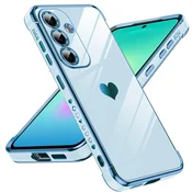 GS Ovitek za Samsung Galaxy A27 5G, Elektro srce, moder