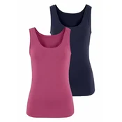 VIVANCE Top, modra, roza