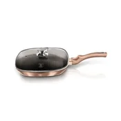 Berlingerhaus Ponev za žar z marmorno površino BH-1610 and lid 28 cm Rosegold Metallic Line