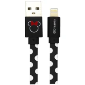 Disney USB kabl za iPhone, Lightning, Minnie Mouse - USB Cable Minnie DOTS IP