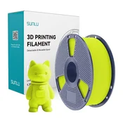 SUNLU SUNLU PLA mat filament 1,75 mm, 1 kg (svetlozelena barva)