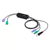ATEN CV10KM KVM kabel Črna 0,8 m