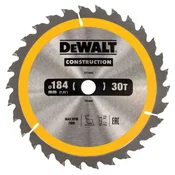 DeWalt DT1940 list kružne testere za gradevinske materijale, 184 mm, 30T