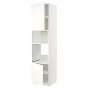 METOD Visoki element za ugradne uredaje, bela/Vallstena bela, 60x60x240 cm
