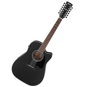 Elektroakustična gitara Ibanez - AW8412CE, Weathered Black Open Pore