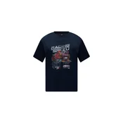 JACK & JONES Majica JORRETRO ACTION MOVIE mornarska/oranžna/rdeča/bela