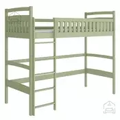 Etažna postelja Mia - 80x180 cm - olive