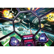 Ravensburger Puzzle Vojna zvezd - TIE Fighter Cockpit 1000 kosov