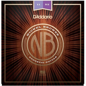 DAddario NB1152 Nickel Bronze Acoustic Custom Light 11-52