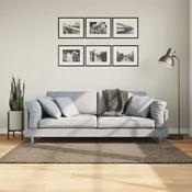 Tepih ISTAN s visokim vlaknima sjajni izgled sivi 120x170 cm