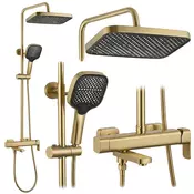 Komplet za prhanje Rea Arlo Brush Gold