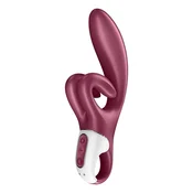Satisfyer Vibrator Touch Me Rabbit rdeče barve