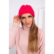 marka niezdefiniowana Cap with turn up Magda K293 fuchsia