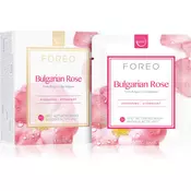 FOREO Farm to Face Bulgarian Rose vlažilna maska 6 × 6 g