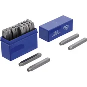 BGS set označevalnih žigov za črke, standardni, 8 mm