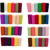 Aliga Dekorativni krep papir 6 barv mešanica 10x250cm 180g | KD-MINI