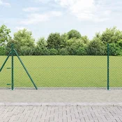 Zavareno žicano ogradno mreža s betonskom podlogom 0,8 x 25 m