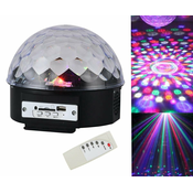 Disco LED RGB projektor i MP3 player 18W + daljinski
