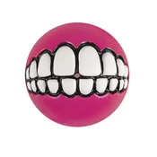 Rogz Grinz Lopta Igracka za pse od gume, L, 7.8cm, Roze