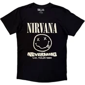 Nirvana Tour 91 (Back Print) Black L Majica