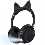 Bežicne slušalice Cat Ear, Crne