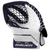 Lovilka za vratarja Bauer Supreme FUSE White/Navy Senior za levo roko (regular)